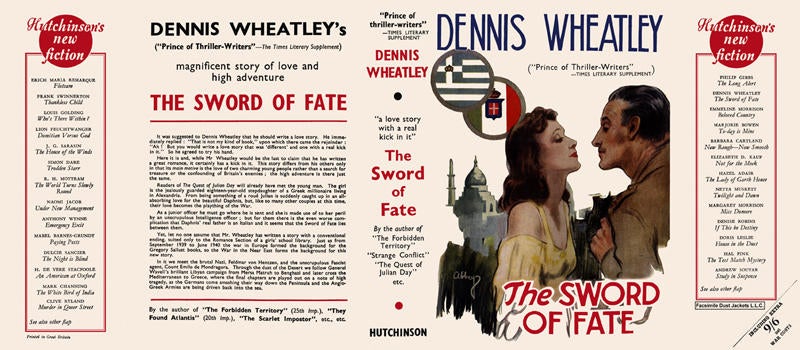 Item #6324 Sword of Fate, The. Dennis Wheatley