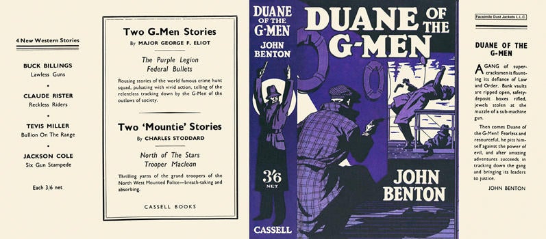 Item #6350 Duane of the G-Men. John Benton