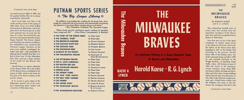 Item #6369 Milwaukee Braves, The. Harold Kaese, R. G. Lynch