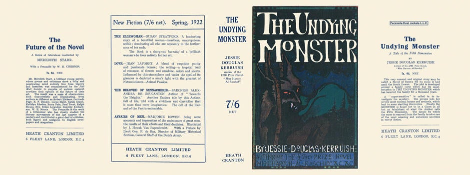 Item #6371 Undying Monster, The. Jessie Douglas Kerruish.