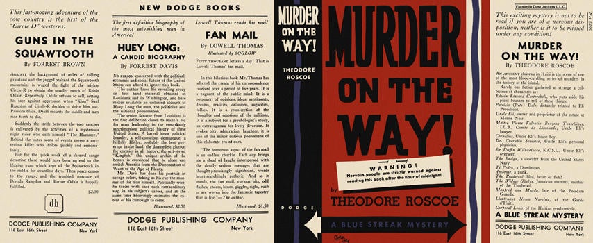 Item #6387 Murder on the Way! Theodore Roscoe.