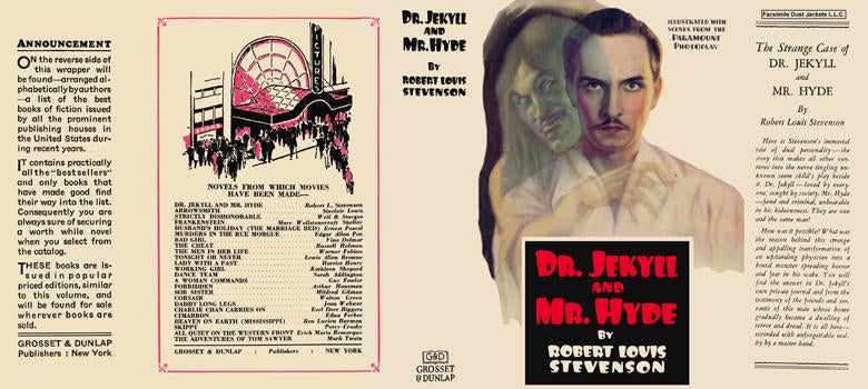 Item #6389 Dr. Jekyll and Mr. Hyde. Robert Louis Stevenson.