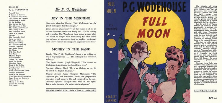 Item #6399 Full Moon. P. G. Wodehouse