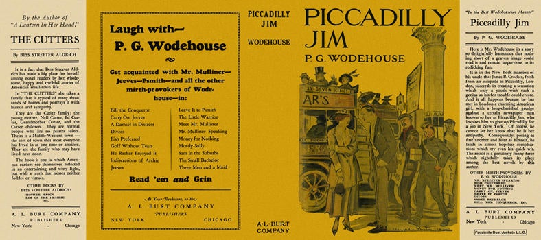 Item #6400 Piccadilly Jim. P. G. Wodehouse