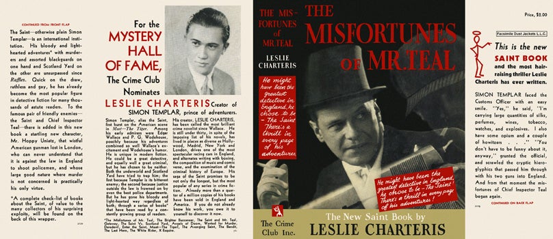 Item #641 Misfortunes of Mr. Teal, The. Leslie Charteris