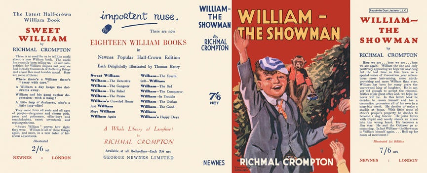Item #6423 William the Showman. Richmal Crompton.