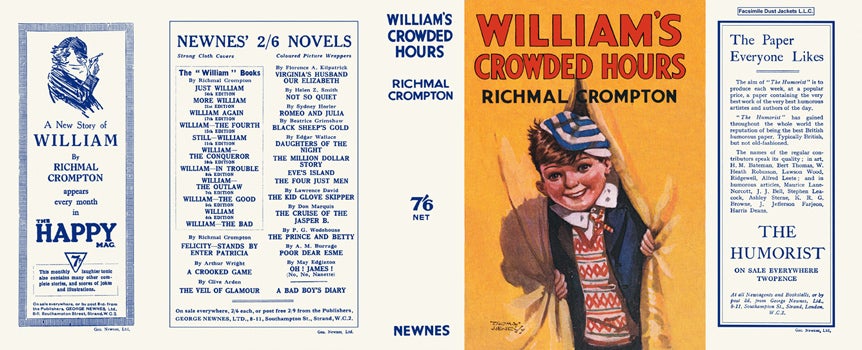 Item #6424 William's Crowded Hours. Richmal Crompton