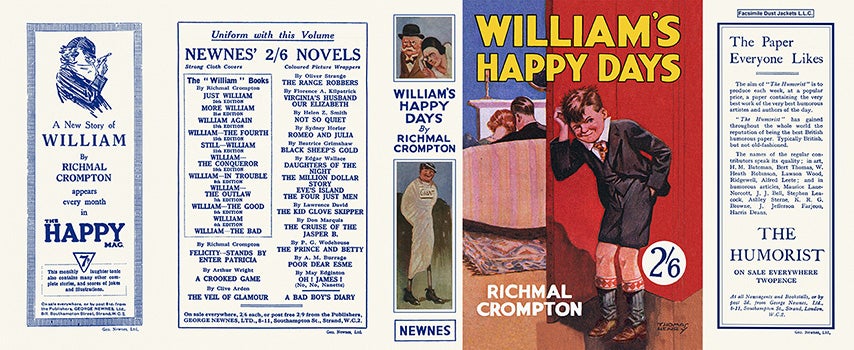 Item #6425 William's Happy Days. Richmal Crompton.