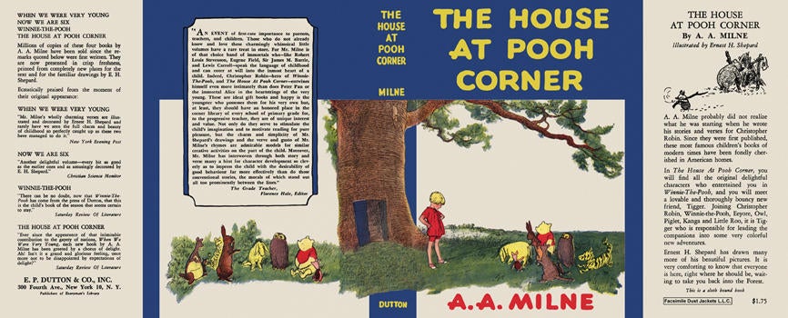 Item #6437 House at Pooh Corner, The. A. A. Milne, E. H. Shepard