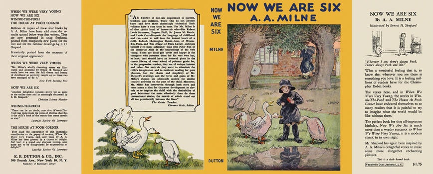 Item #6438 Now We Are Six. A. A. Milne, E. H. Shepard