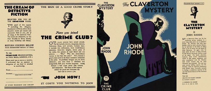 Item #6447 Claverton Mystery, The. John Rhode