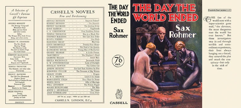 Item #6450 Day the World Ended, The. Sax Rohmer.