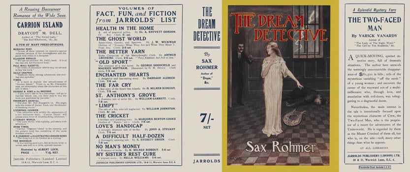 Item #6451 Dream Detective, The. Sax Rohmer