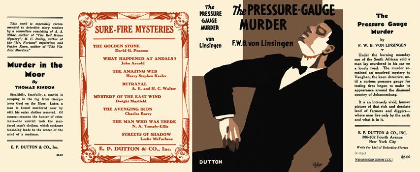 Item #6466 Pressure Gauge Murder, The. F. W. B. von Linsinger