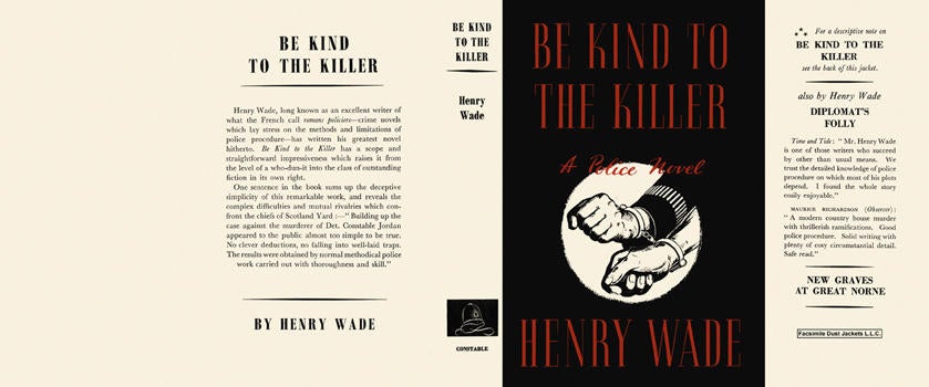 Item #6467 Be Kind to the Killer. Henry Wade