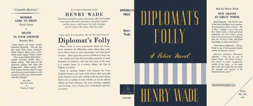 Item #6468 Diplomat's Folly. Henry Wade