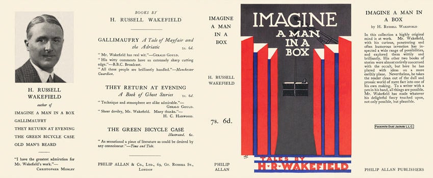 Item #6469 Imagine a Man in a Box. H. R. Wakefield