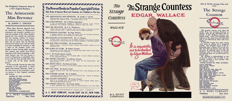 Item #6473 Strange Countess, The. Edgar Wallace