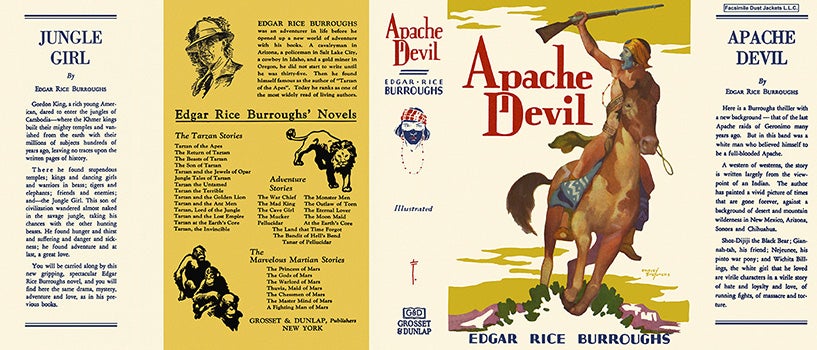 Item #6477 Apache Devil. Edgar Rice Burroughs