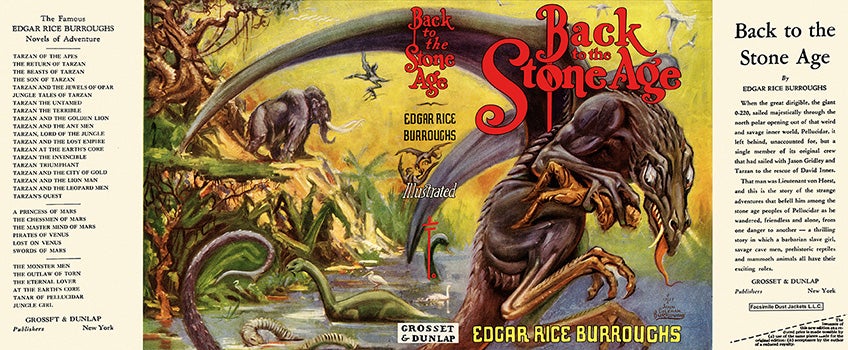 Item #6478 Back to the Stone Age. Edgar Rice Burroughs.
