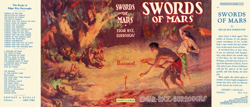 Item #6479 Swords of Mars. Edgar Rice Burroughs