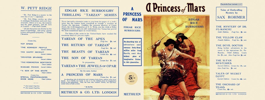 Item #6515 Princess of Mars, A. Edgar Rice Burroughs