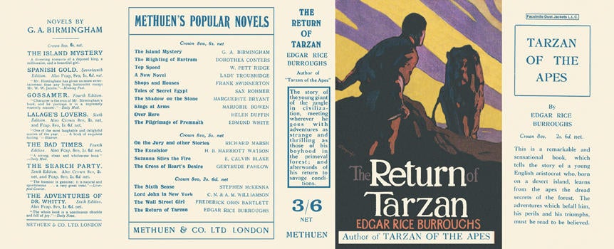 Item #6516 Return of Tarzan, The. Edgar Rice Burroughs.