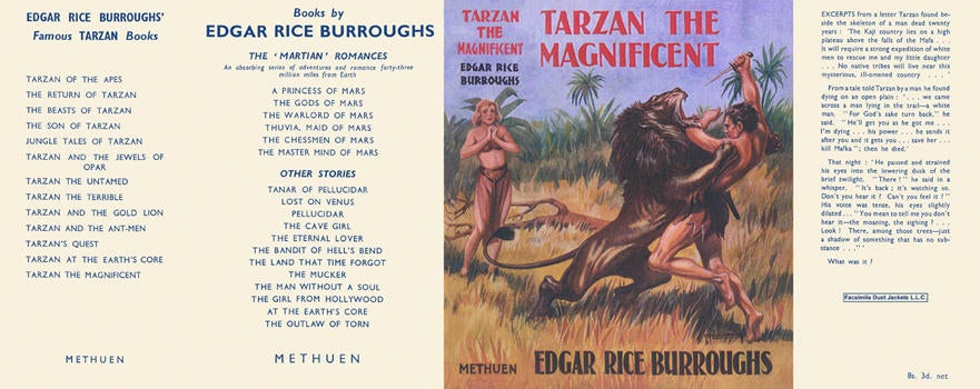 Item #6522 Tarzan the Magnificent. Edgar Rice Burroughs.