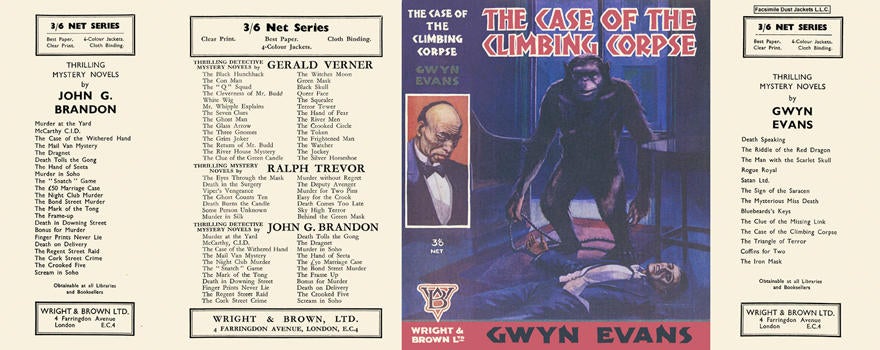 Item #6531 Case of the Climbing Corpse, The. Gwyn Evans