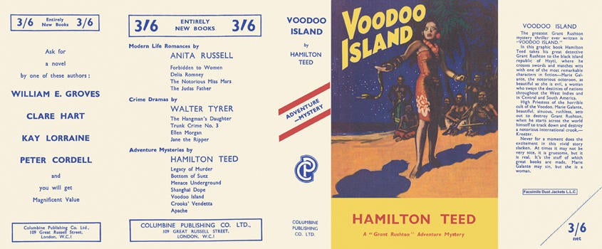 Item #6541 Voodoo Island. Hamilton Teed.