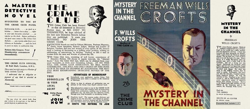 Item #6547 Mystery in the Channel. Freeman Wills Crofts