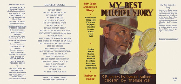 Item #6552 My Best Detective Story. Anthology