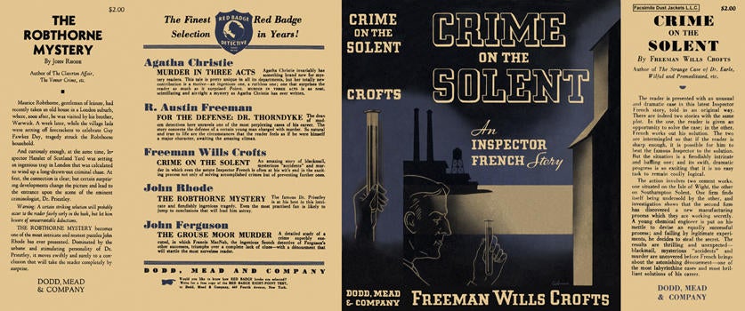 Item #6563 Crime on the Solent. Freeman Wills Crofts.