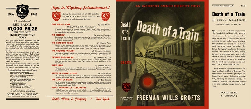 Item #6564 Death of a Train. Freeman Wills Crofts.