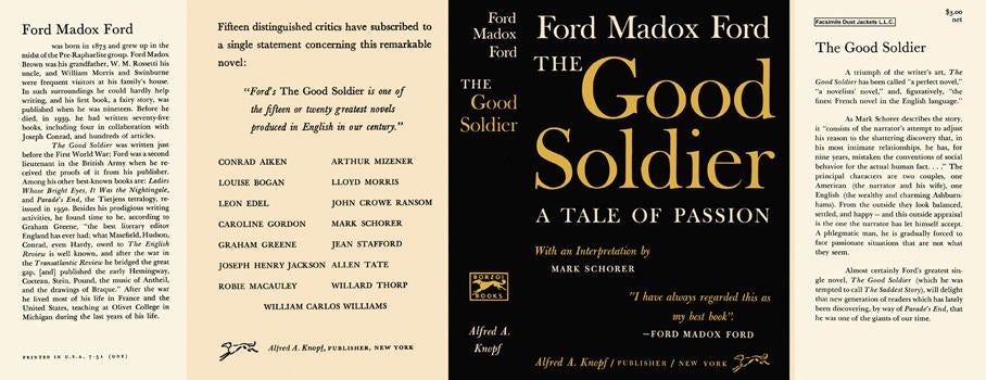 Item #6572 Good Soldier, The. Ford Madox Ford.