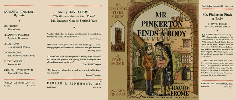 Item #6574 Mr. Pinkerton Finds a Body. David Frome