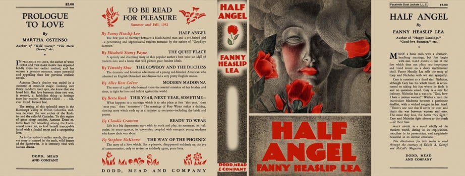 Item #6580 Half Angel. Fanny Heaslip Lea.