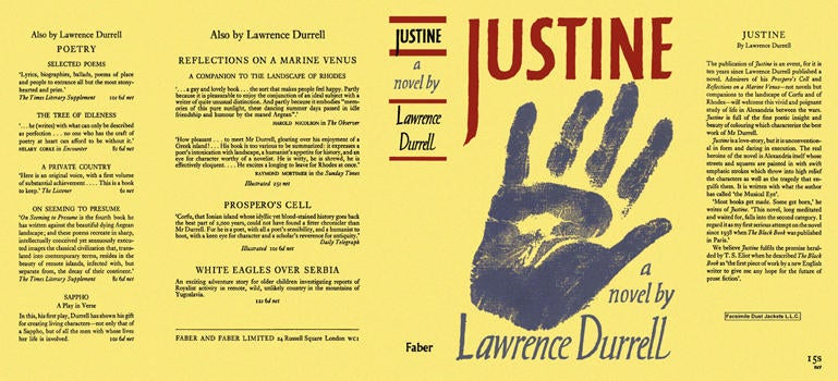 Item #6594 Justine. Lawrence Durrell