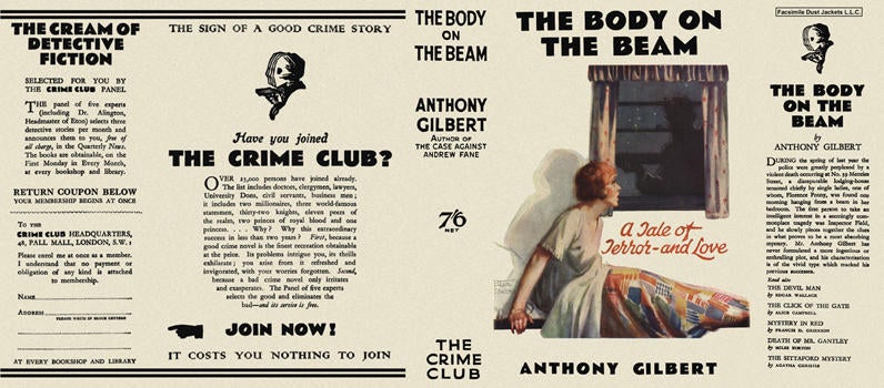 Item #6596 Body on the Beam, The. Anthony Gilbert.