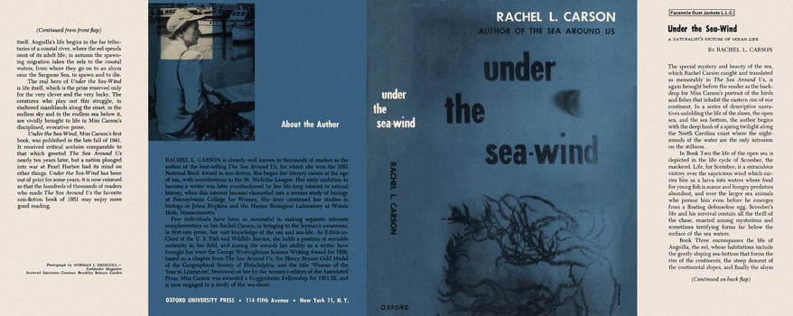 Item #6602 Under the Sea-Wind. Rachel L. Carson