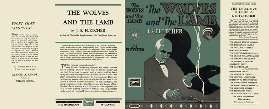 Item #6614 Wolves and the Lamb, The. J. S. Fletcher