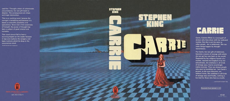 Item #6617 Carrie. Stephen King.