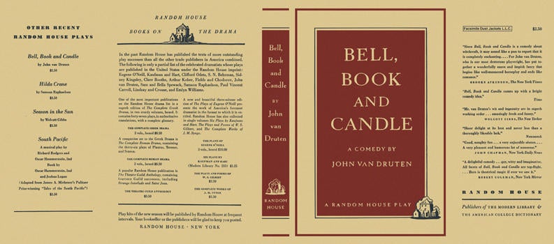 Item #6628 Bell, Book and Candle. John Van Druten.