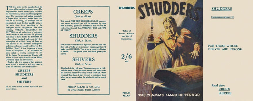 Item #6650 Shudders. Charles Lloyd Birkin, Anthology.