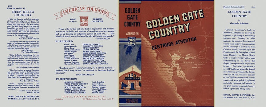 Item #6654 Golden Gate Country. Gertrude Atherton