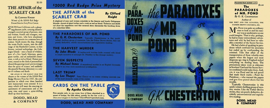 Item #666 Paradoxes of Mr. Pond, The. G. K. Chesterton.