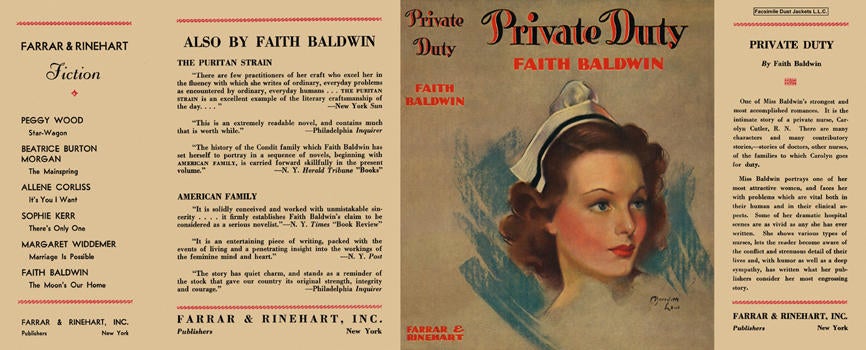 Item #6661 Private Duty. Faith Baldwin