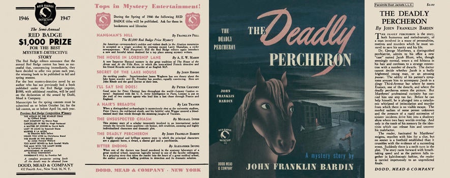 Item #6664 Deadly Percheron, The. John Franklin Bardin