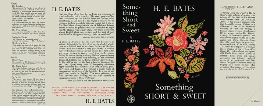 Item #6666 Something Short and Sweet. H. E. Bates.