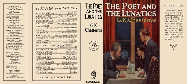 Item #667 Poet and the Lunatics, The. G. K. Chesterton